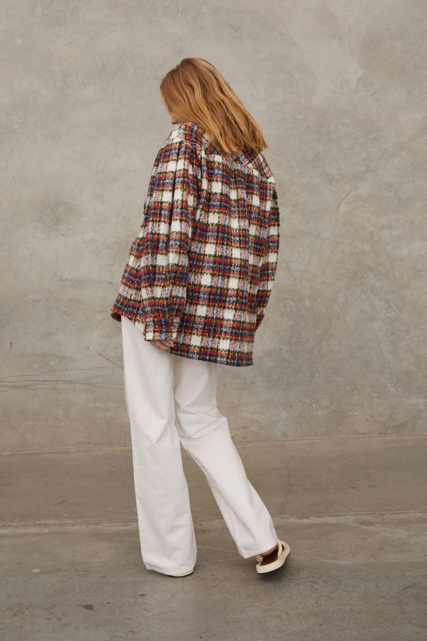 Today was a Good Day Jacket Multi Check