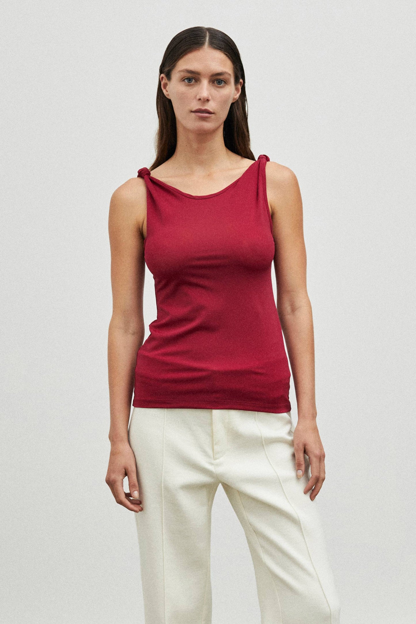 Knot Another One Tank Raspberry