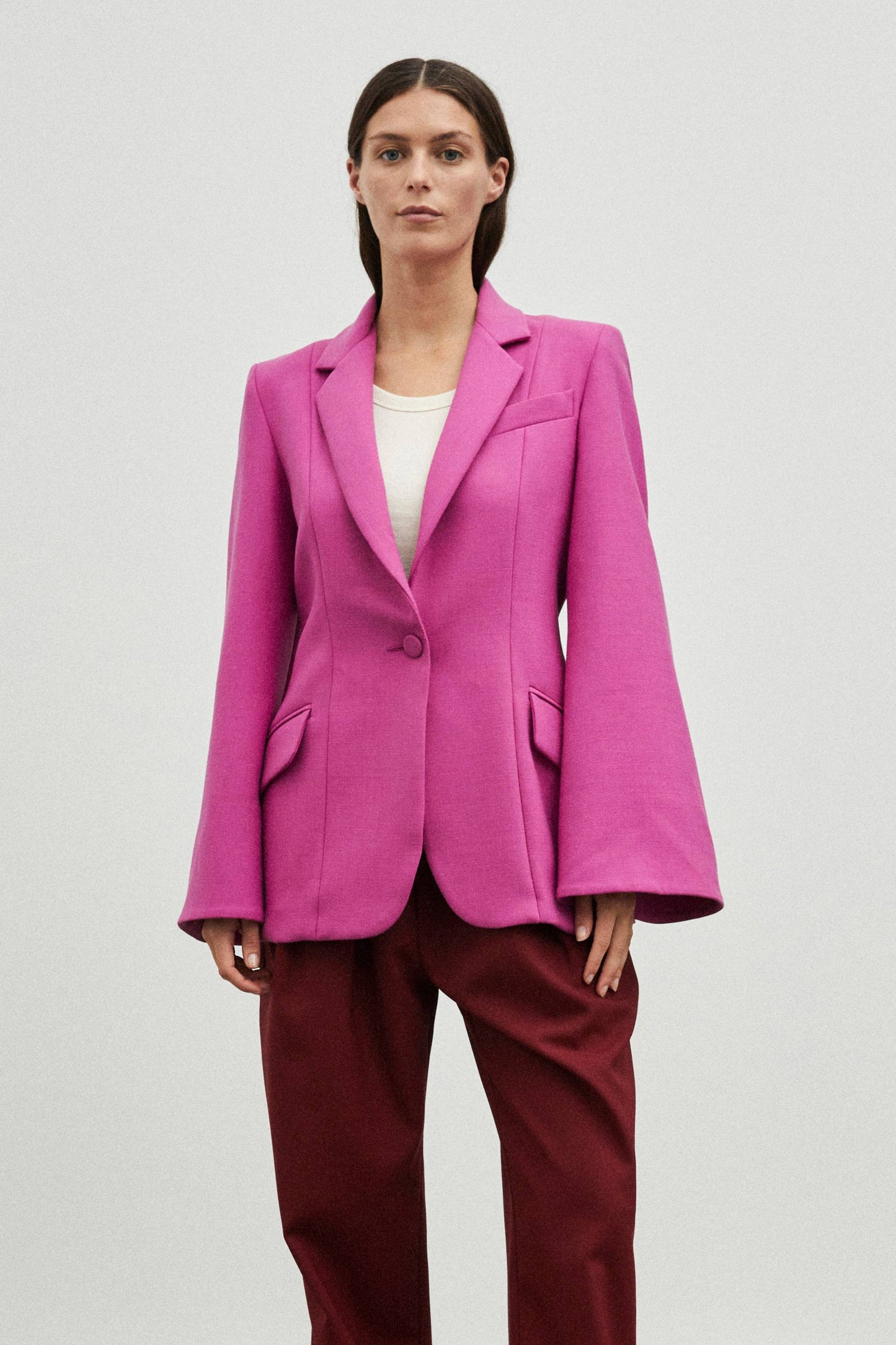 Power to You Blazer Magenta