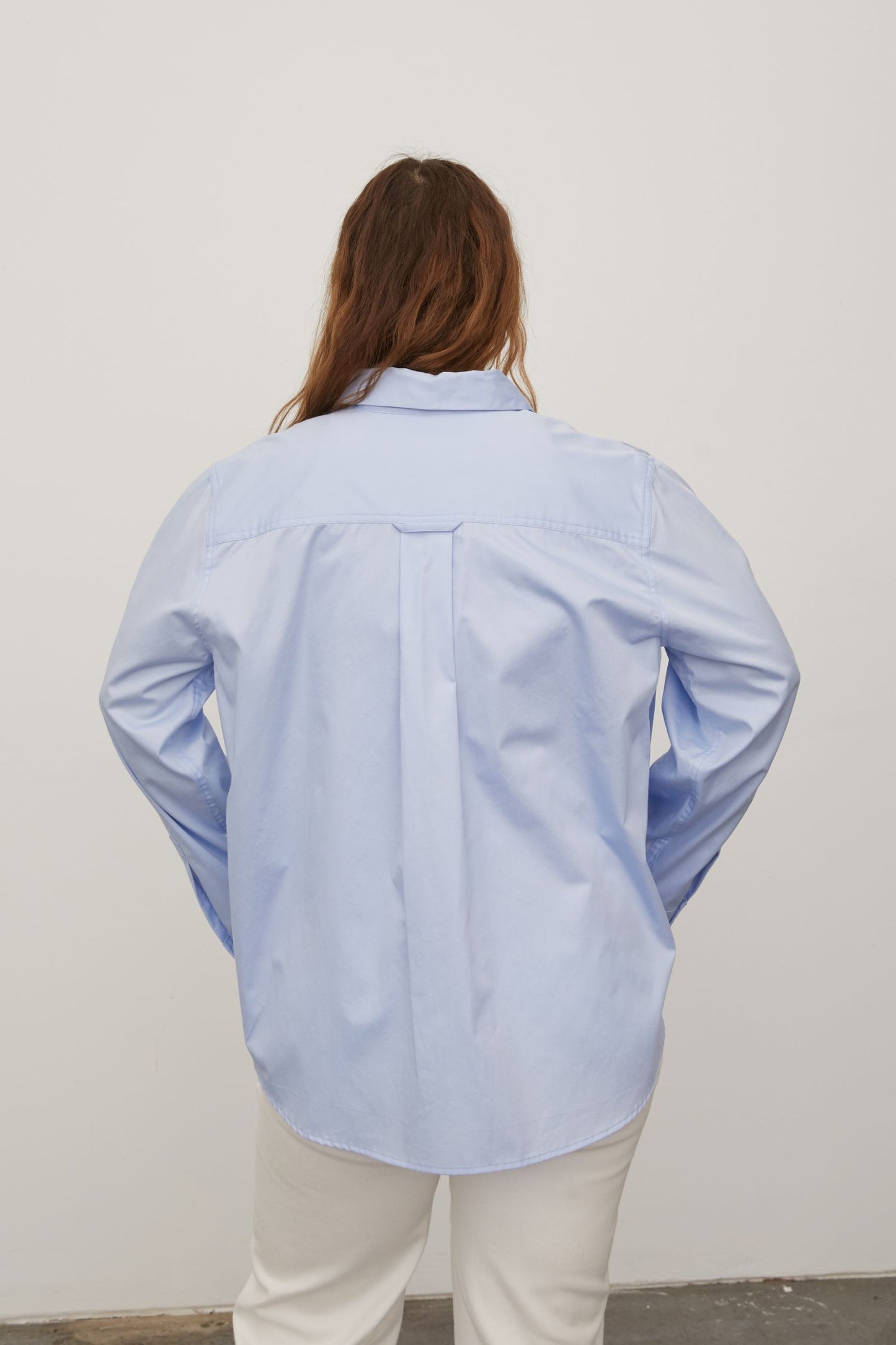 Boyfriend Shirt Powder Blue
