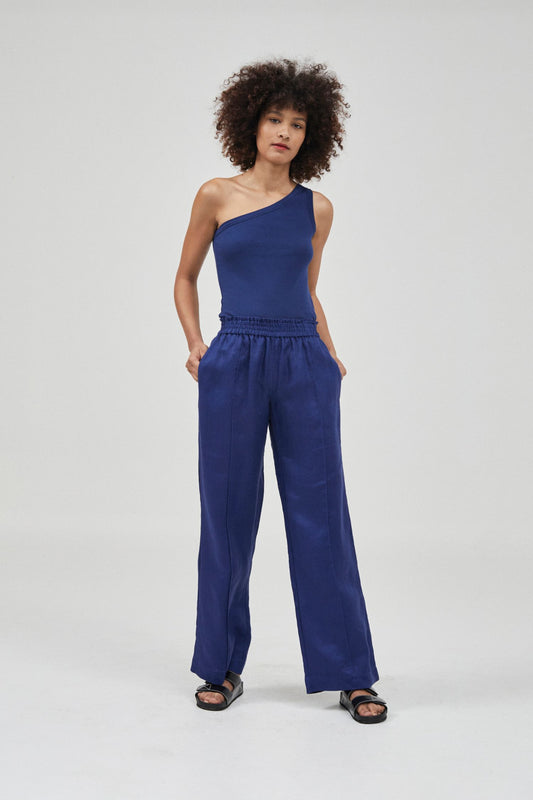 Linen Pants Navy