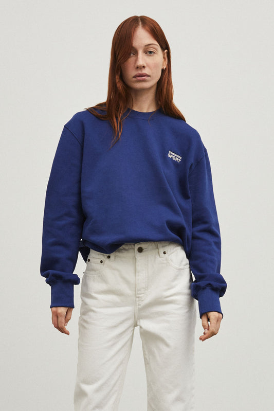 Crew Neck Sweatshirt Navy
