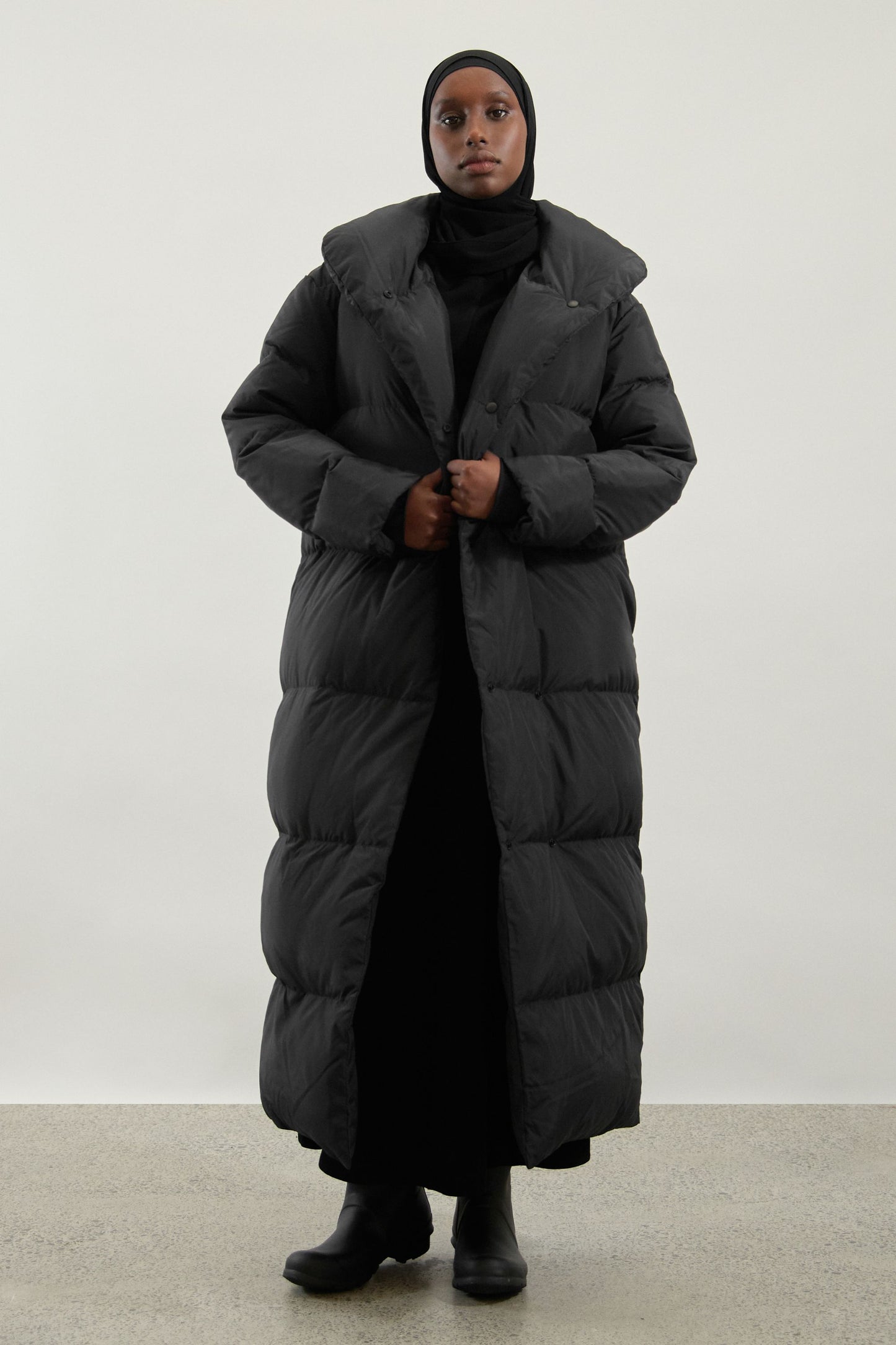 Puffer Coat Black
